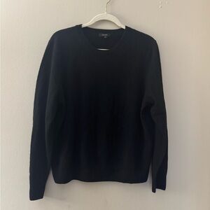 Quince Women's Black Crewneck Sweater